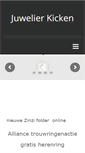 Mobile Screenshot of juwelierkicken.nl